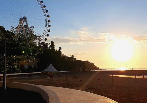 por do sol em balneario camboriu